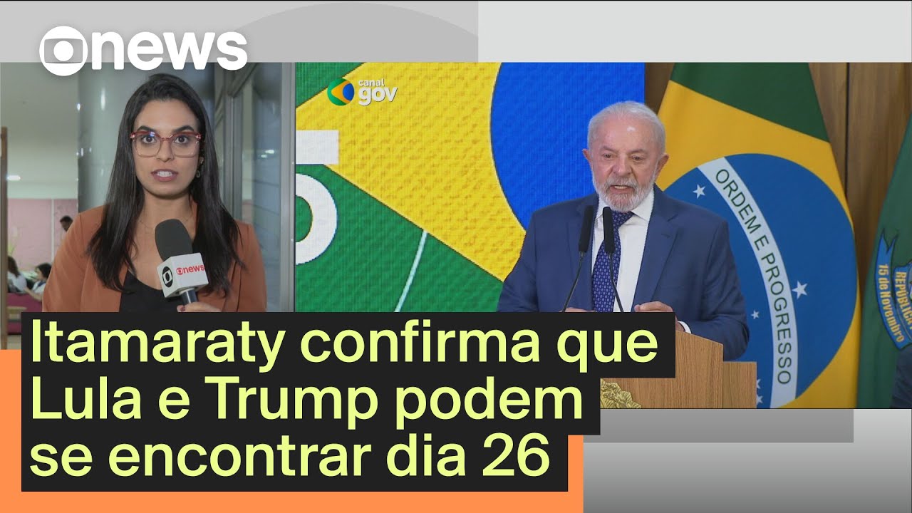 Itamaraty confirma que reunião entre Lula e Trump pode acontecer na Malásia dia 26