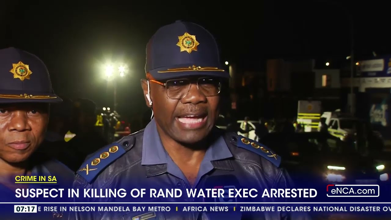 Suspect in killing of Rand Water exec arrested