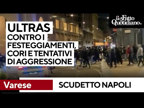 Scudetto Napoli, gli ultras del Varese bloccano i festeggiamenti. Cori e tentativi di aggressione