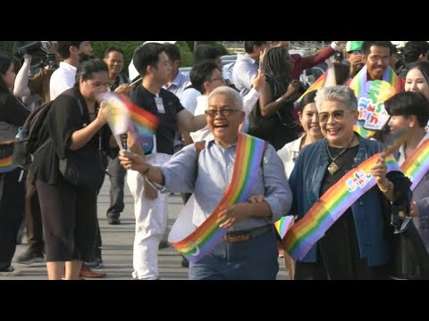 Thailand's LGBTQ community celebrates marriage equality bill | AFP