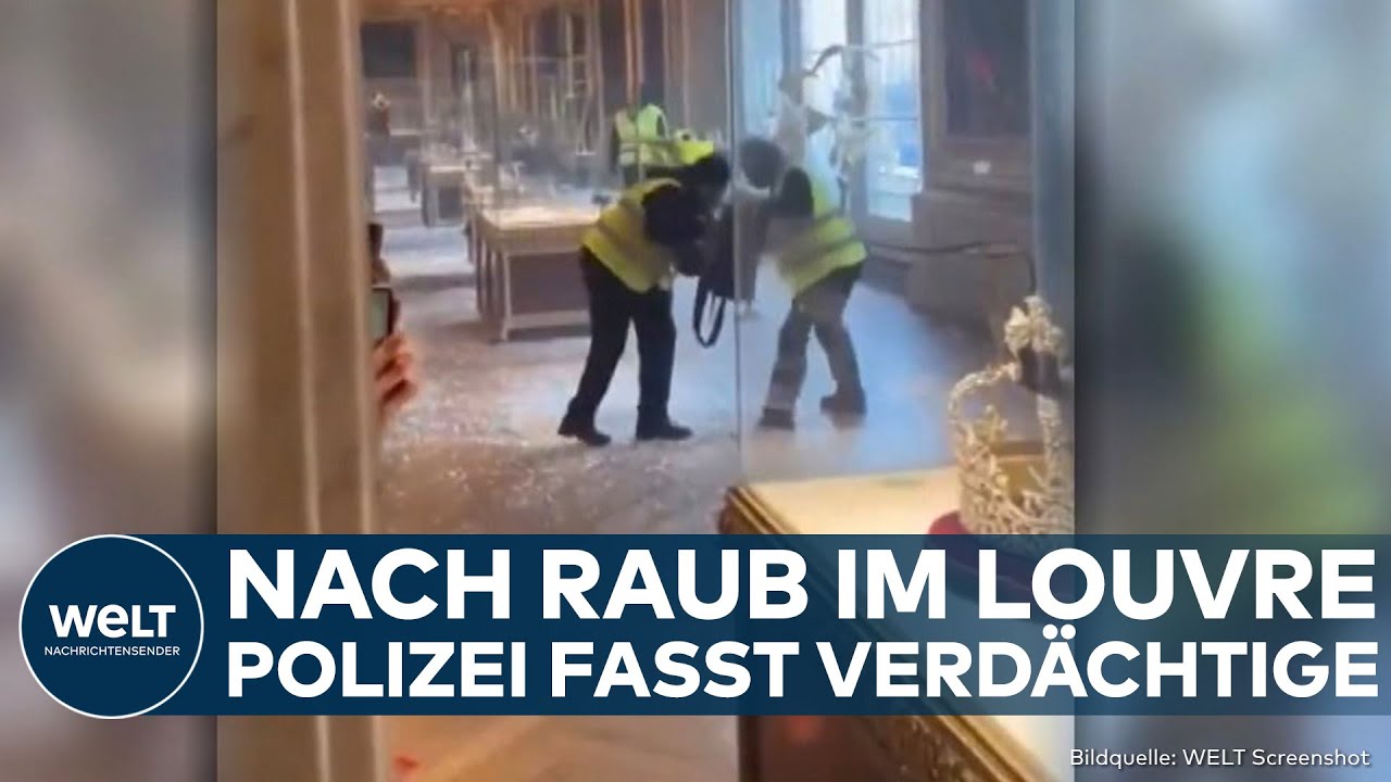 PARIS: Nach Diebstahl im Louvre! Polizei fasst Verdächtige! Beute bleibt verschwunden