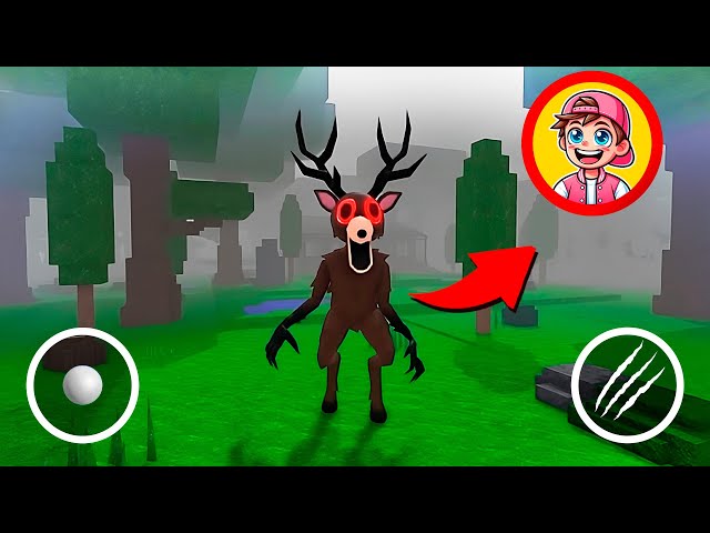 Me CONVERTI en el MONSTRUO de 99 NOCHES EN EL BOSQUE en Roblox!