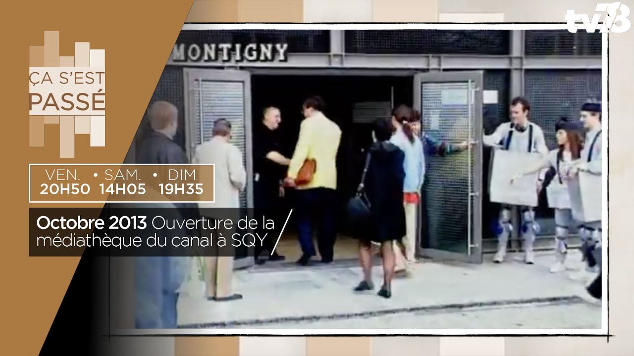 Ça s’est passé… ouverture de la médiathèque du canal à SQY en octobre 1993