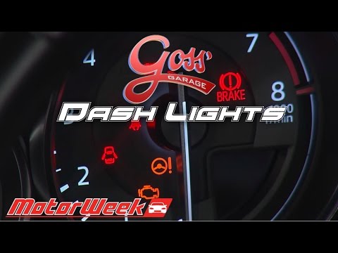 Goss' Garage: Dash Lights - What Means What"