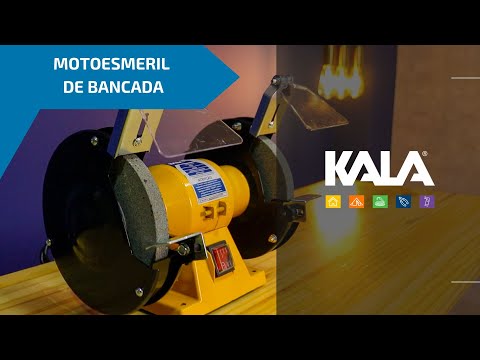 Moto Esmeril de Bancada 5" 3450rpm 150W Biv Kala - Vídeo explicativo