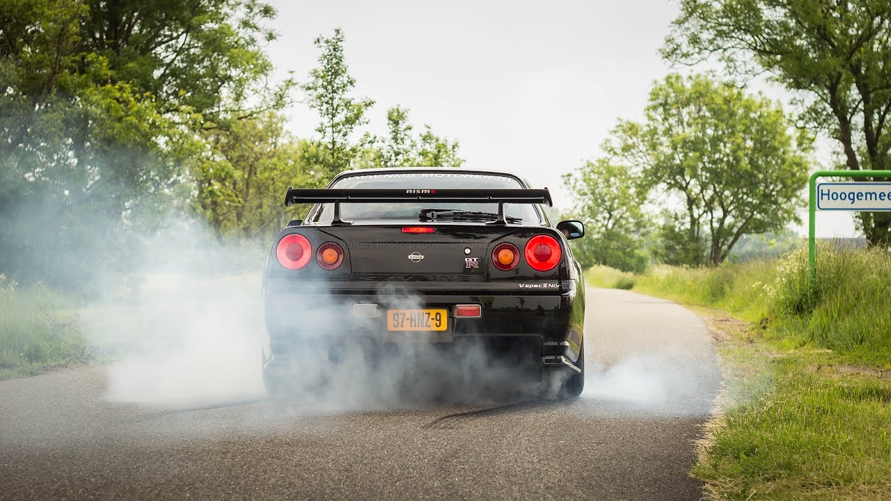 Nissan skyline burnout from hell #6