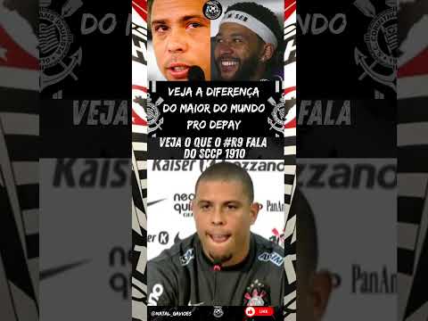 #sccp comparação do comum #memphisdepay para o maior de todos #r9 no #corinthians ...veja🥲