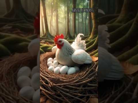 The cat stood beside the helpless little ones.#shorts #short