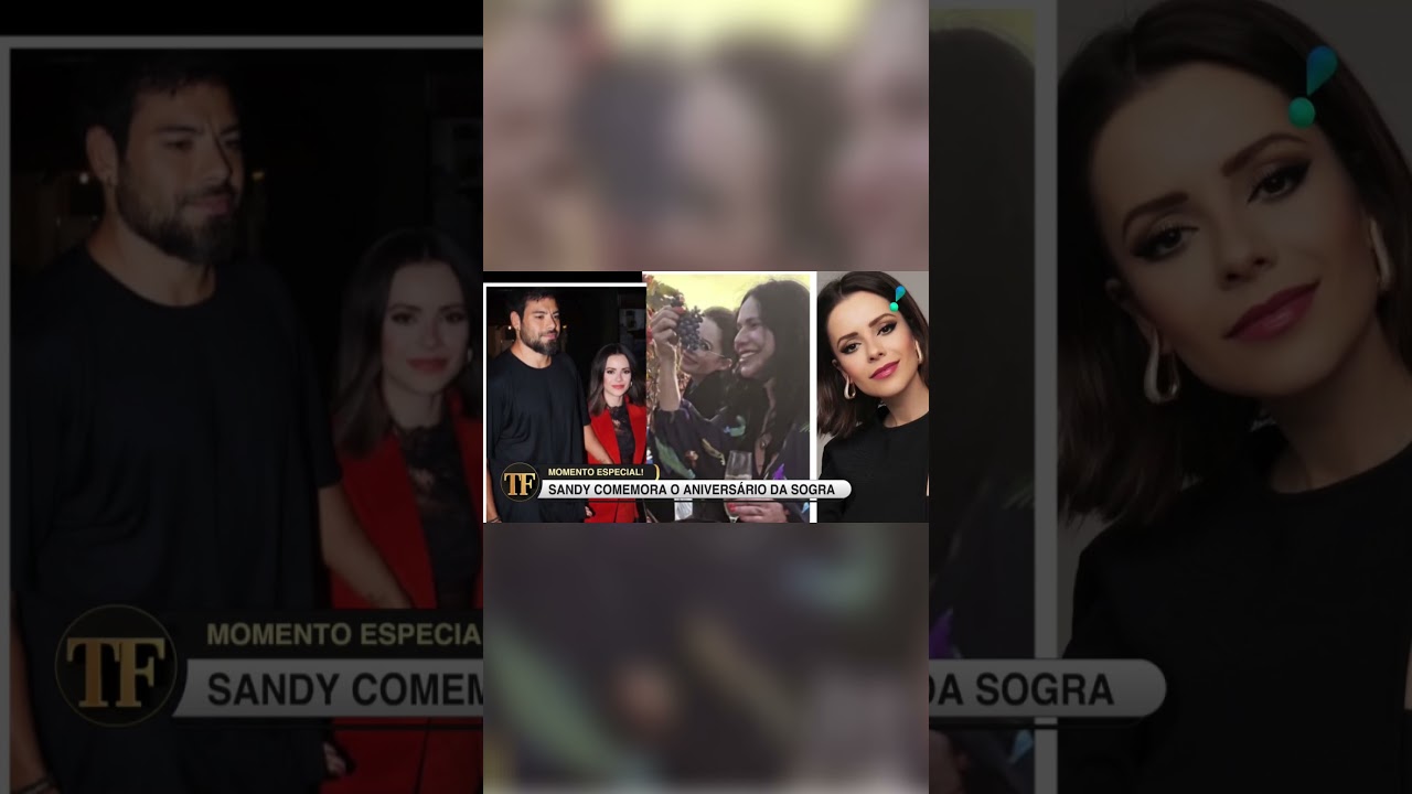 Fãs encontram registros de Sandy em aniversário da sogra Dá pra acreditar