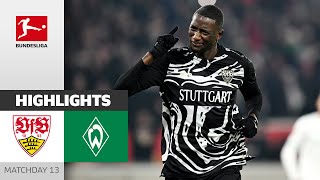 Guirassy — Who Else? | VfB Stuttgart — Bremen 2-0 | Highlights | Matchday 13 – Bundesliga 2023/24