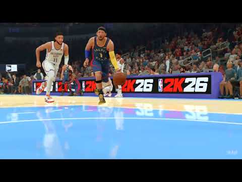 NBA 2K25 - 81 PTS 🔥 - COURTSIDE NBA HIGHLIGHTS - WARRIORS vs THUNDER | My LEAGUE DJ DIXON PG#11