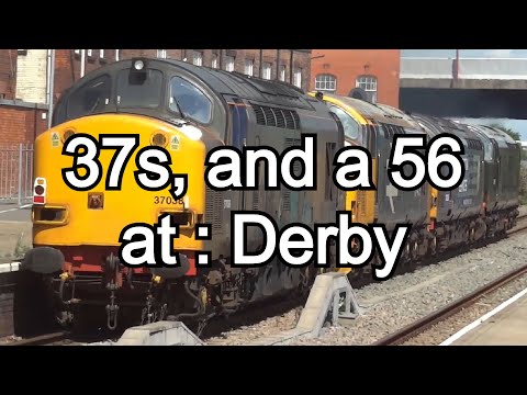 5 Class 37s, and a 56 at Derby! | 4th August 2022