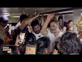 Congress Leader Rahul Gandhi, Telangana CM Revanth Reddy Take Bus Ride in Hyderabad | News9