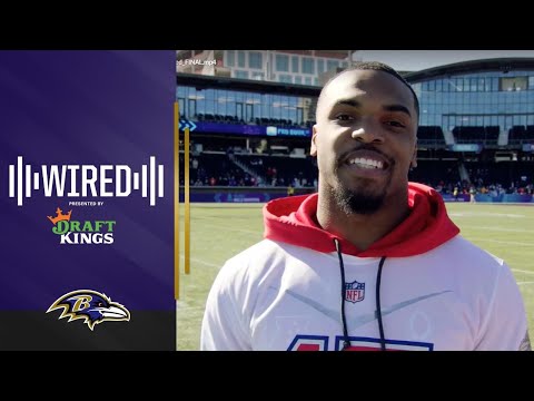Devin Duvernay Wired at Pro Bowl Practice | Baltimore Ravens video clip