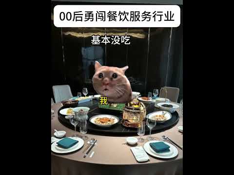 猫の動画サムネイル - 记住：你不是服务员，你只是来晚了#有趣 #猫meme #猫meme剧场 #内容过于真实  #故事 #貓 #猫猫meme小剧场 #喵不可言