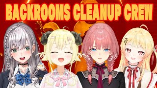 【 Backrooms Cleanup Crew 】深夜にみんなで大掃除！チル枠か...？？【角巻わため/ホロライブ4期生】