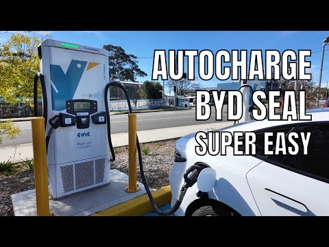 Jul 2024: BYD Seal Autocharge using Evie Networks Tritium CCS2 Charger