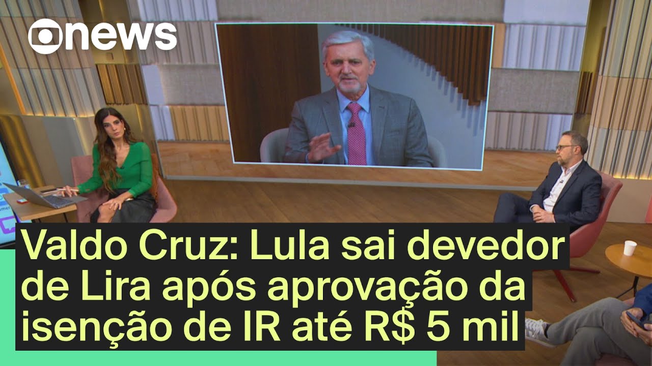 Mirando o Senado em 2026 Lira presenteou Lula com a aprovação tranquila da Isenção do IR