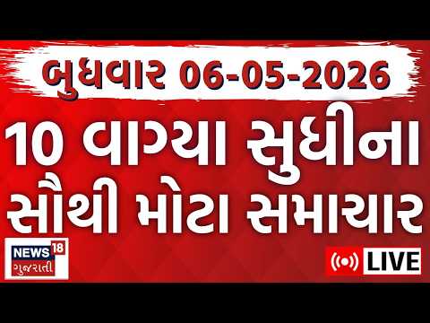 Gujarat Fatafat News LIVE | ગુજરાતના આજના તમામ મહત્વના સમાચાર | Superfast News | Weather Updates