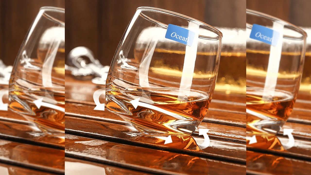 One Two Cups Gelas Whisky Crystal Spinning Wobble Rock Glass 270ml - WJS121 Pratinjau video produk One Two Cups Gelas Whisky Crystal Spinning Wobble Rock Glass 270ml - WJS121