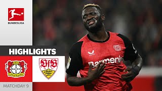 Wild Game Ends In Draw | Bayer 04 Leverkusen — VfB Stuttgart | Highlights | MD9 – Bundesliga 2024/25