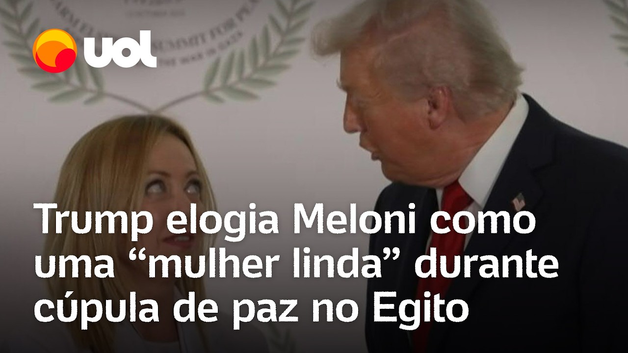 Trump chama Giorgia Meloni de linda e pergunta Você não vai se ofender vai veja vídeo