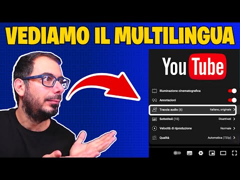 Vediamo il Multilingua Audio di YouTube: @jonipreti lo ha attivo!