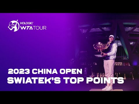 Iga Swiatek's top points from the 2023 China Open 🤩