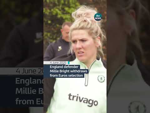 England and Chelsea defender rules herself out for the Euro’s selection #milliebright #football