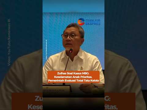 Zulhas Soal Kasus MBG: Keselamatan Anak Prioritas, Pemerintah Evaluasi Total Tata Kelola