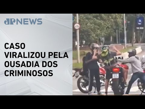 Polícia prende suspeito de roubar moto de luxo em importante avenida de São Paulo