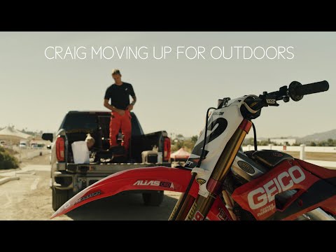 CRAIG MOVING UP FOR OUTDOORS - GEICO Honda Prepares for Motocross