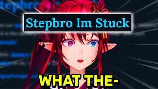 IRyS finally found out where "I'm Stuck Stepbro" comes from: