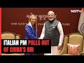 Days After Meeting Friend PM Modi At Cop 28, Italian PM Meloni Pulls Out Of China’s BRI