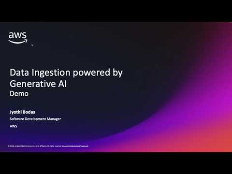 AWS Supply Chain data ingestion powered by Amazon Bedrock and generative AI | Amazon Web Services