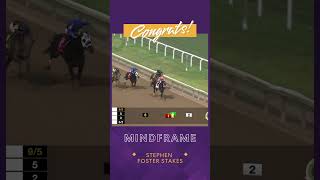 Check out that #WinAndYoureIn action from Churchill Downs with Mindframe!