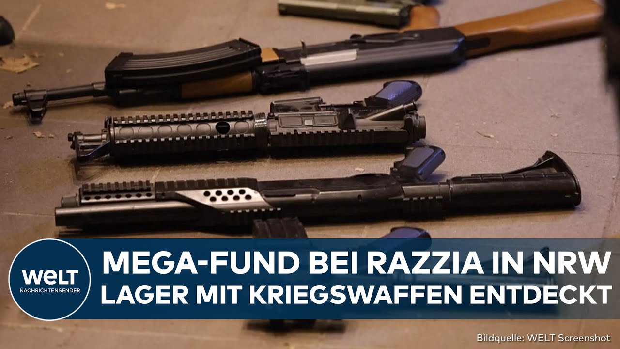 DEUTSCHLAND: Razzia in Remscheid! Lager mit Kriegswaffen entdeckt! Festnahmen in NRW