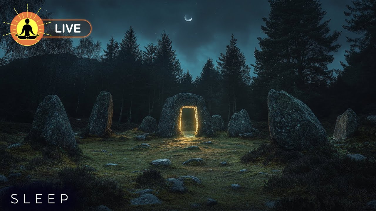 🔴 Peaceful Sleeping Music 24/7 🌙3343 - Let Go Of All Your Worries | Drift Off Into A Deep Sleep