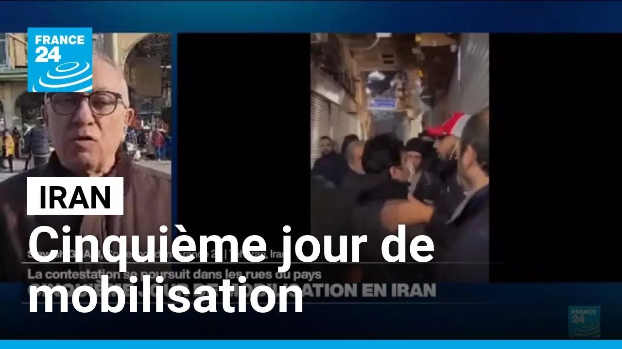 Iran : les contestations se poursuivent dans les rues du pays • FRANCE 24