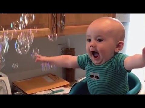 CUTE BABIES and BUBBLES Videos will make us LAUGH - LAUGHING is BEST MEDICINE