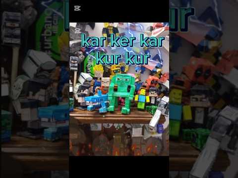 cómo hacer un papercraft de kar ker kar kur kur😎#papercraft#brainrot#minecraft#meme#karkerkarkurkur