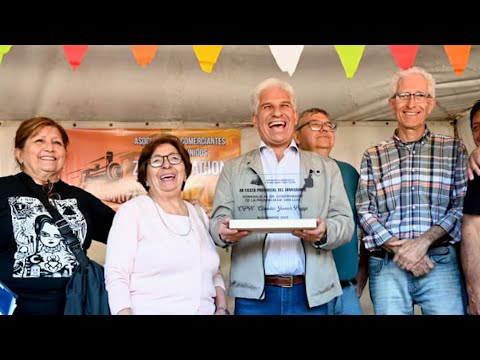 El Gobernador visitó el predio de Calle Angosta y recibió un reconocimiento