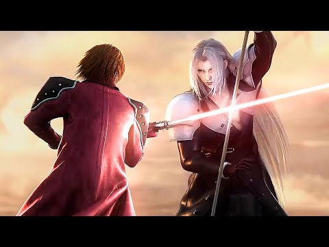 Sephiroth vs. Genesis 4K Full Fight Scene (2022) Crisis Core Final Fantasy 7