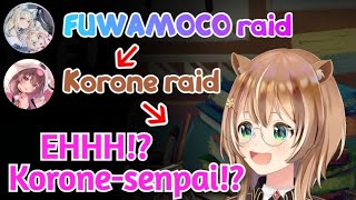 Korone Tries Out the EN Custom of Raiding for the 1st Time on a Very E