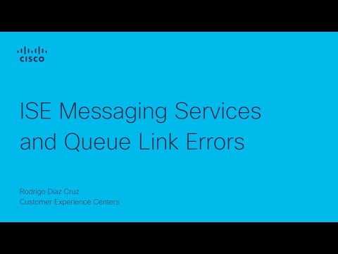 ISE Messaging Services and Queue Link Errors