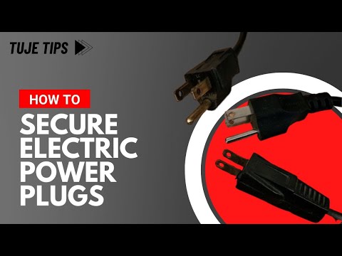 Securing Electric Power Plugs