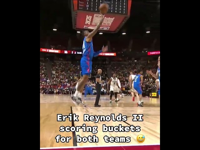 He scored on the wrong basket 😅