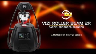 AMERICAN DJ Vizi Roller Beam 2R 360 Degree Barrel Scanner in action - learn more