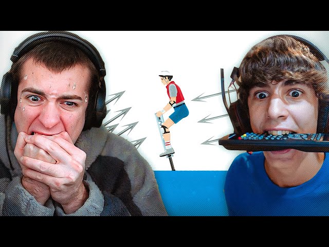 FAVIJ mi HA SFIDATO a PROVARE HAPPY WHEELS!! LOLLI EP.33