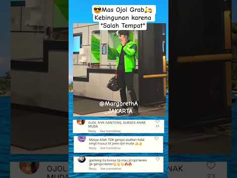 😎Mas Ojol Grab🛵 Kebingunan karena *Salah Tempat* #ojolgrab#bingung@MargarethA_JAKARTA